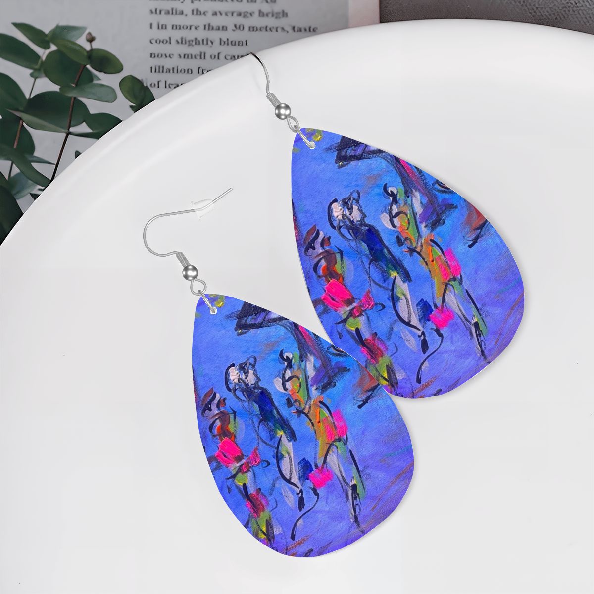 Winners — Original Art Earrings by Leeorah