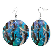 Fluid Dance — Original Art Earrings by Leeorah
