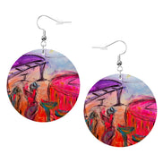 The Piano — Original Art Earrings by Leeorah