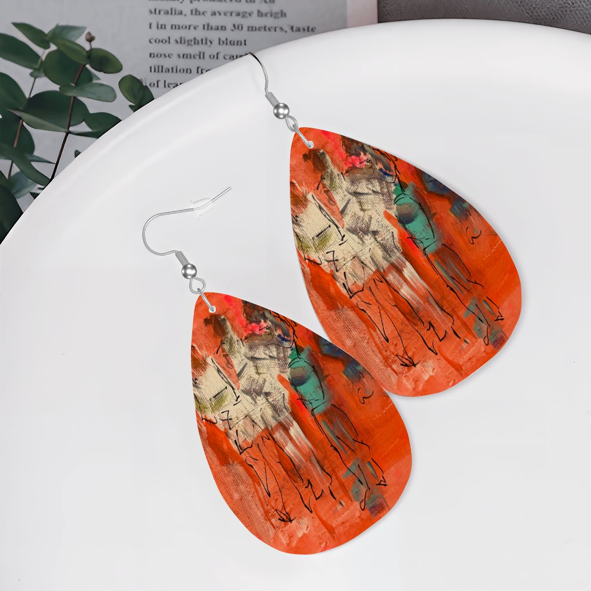 From Cairns — Original Art Earrings by Leeorah