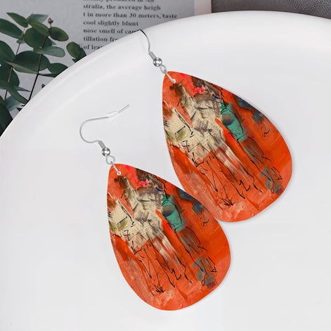 From Cairns — Original Art Earrings by Leeorah