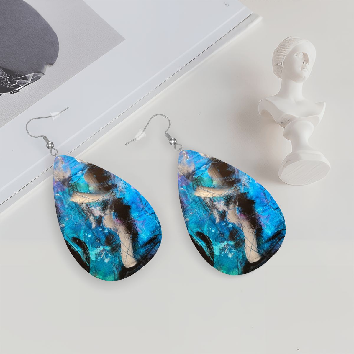In Motion — Original Art Earrings by Leeorah