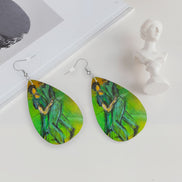 The Verde — Original Art Earrings by Leeorah