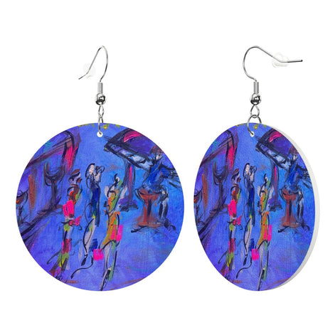 Winner — Original Art Earrings by Leeorah
