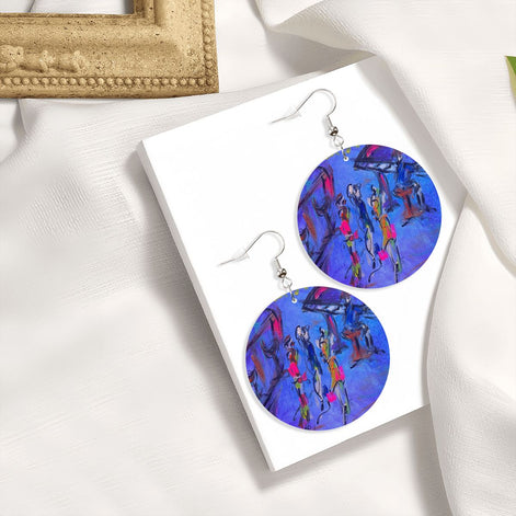Winner — Original Art Earrings by Leeorah