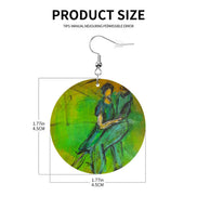 Verde — Original Art Earrings by Leeorah