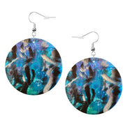 Fluid Dance — Original Art Earrings by Leeorah