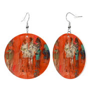 The Cairns — Original Art Earrings by Leeorah