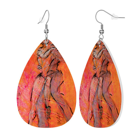 Smooth Dance — Original Art Earrings by Leeorah