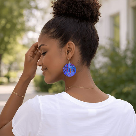 Winner — Original Art Earrings by Leeorah